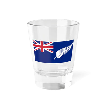 Silver fern blue ensign (New Zealand) Shot Glass 1.5oz 1.5oz - Go Mug Yourself