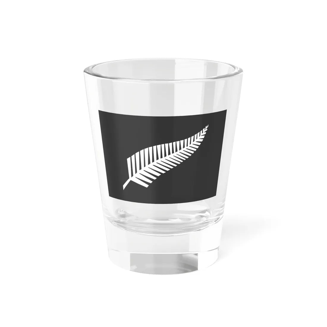 Silver fern flag (New Zealand) Shot Glass 1.5oz 1.5oz - Go Mug Yourself