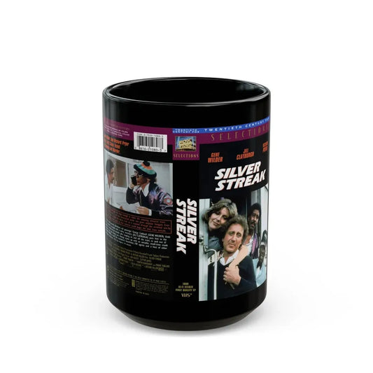SILVER STREAK (VHS COVER) - Black Coffee Mug 15oz - Go Mug Yourself