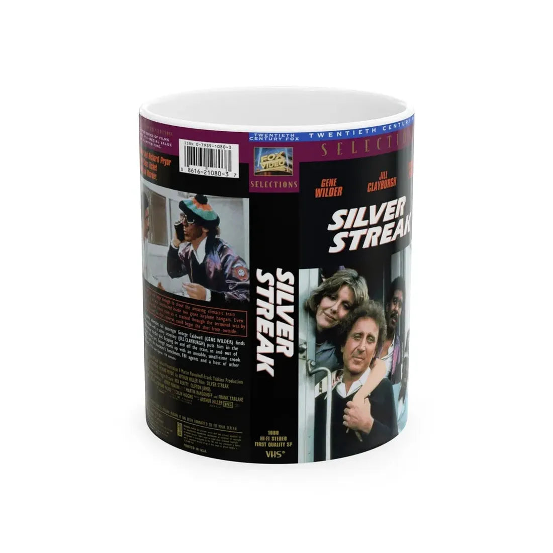 SILVER STREAK (VHS COVER) - White Coffee Mug 11oz - Go Mug Yourself