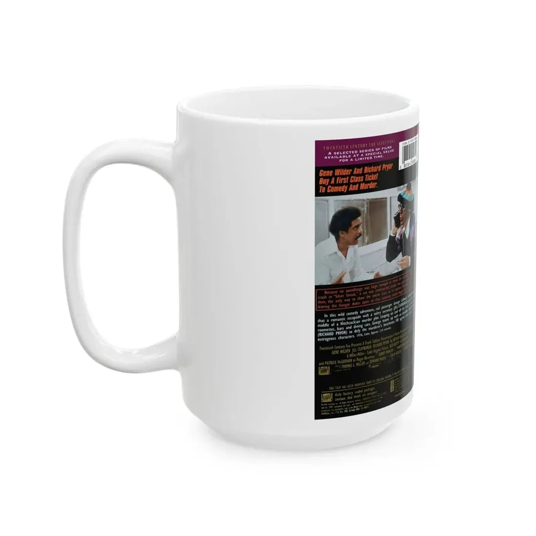 SILVER STREAK (VHS COVER) - White Coffee Mug - Go Mug Yourself