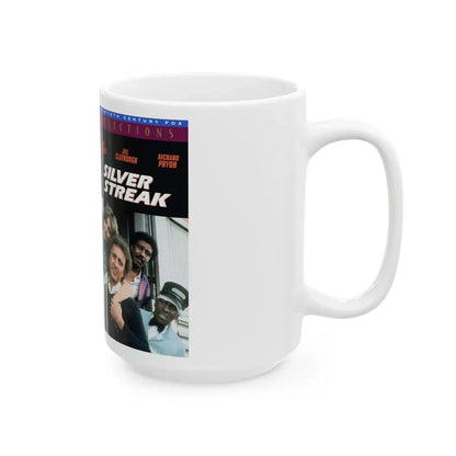 SILVER STREAK (VHS COVER) - White Coffee Mug - Go Mug Yourself