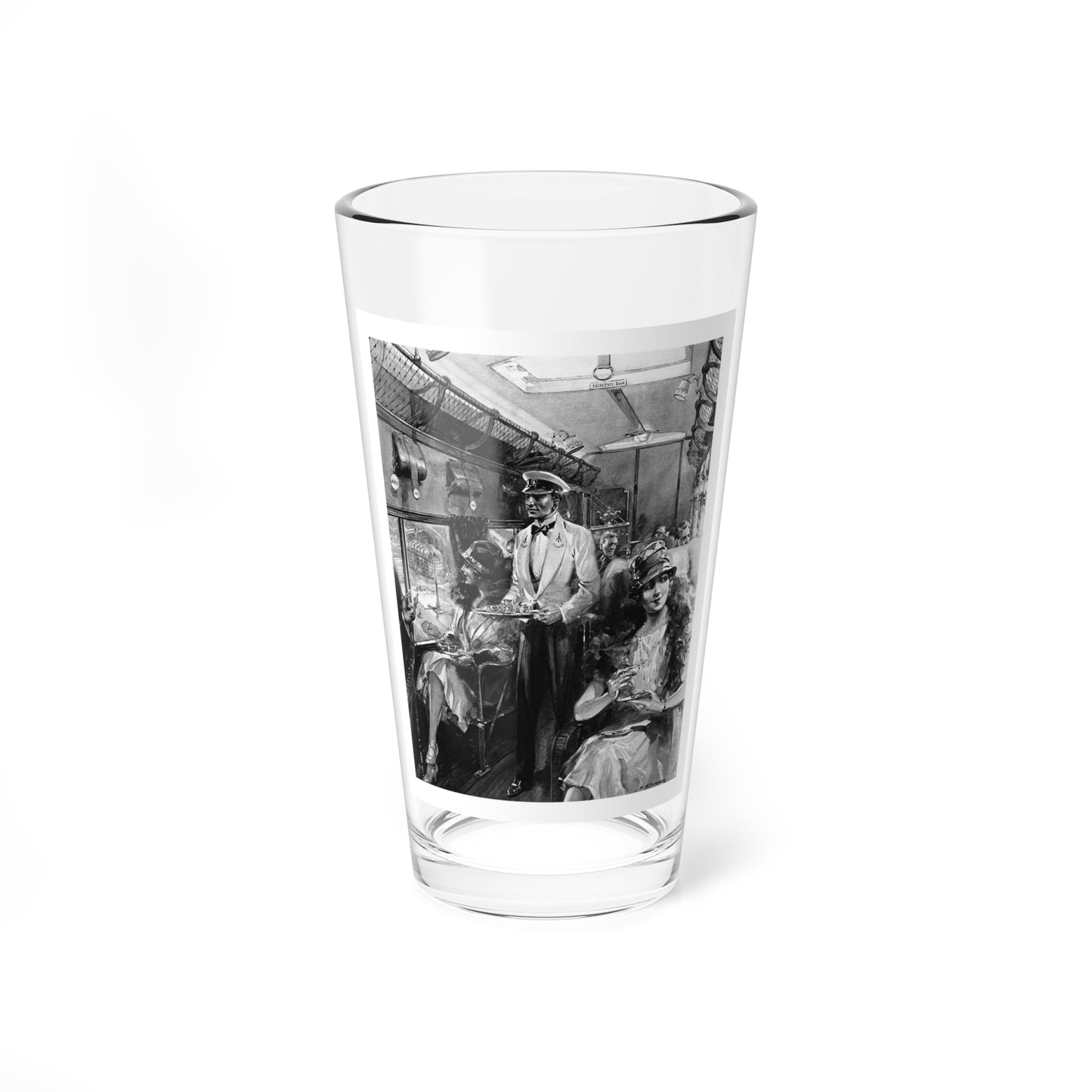 Silver Wing, The Illustrated London News, 1927 (Magazine Illustration) Pint Glass 16oz-16oz-Go Mug Yourself