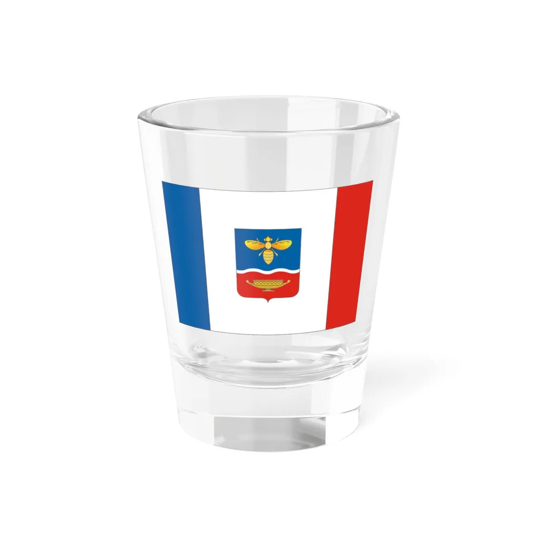 Simferopol flag (Russia) Shot Glass 1.5oz 1.5oz - Go Mug Yourself