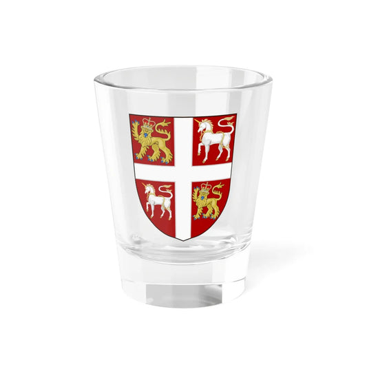 Simple arms of Newfoundland and Labrador (Canada) (Coat of Arms) Shot Glass 1.5oz 1.5oz - Go Mug Yourself
