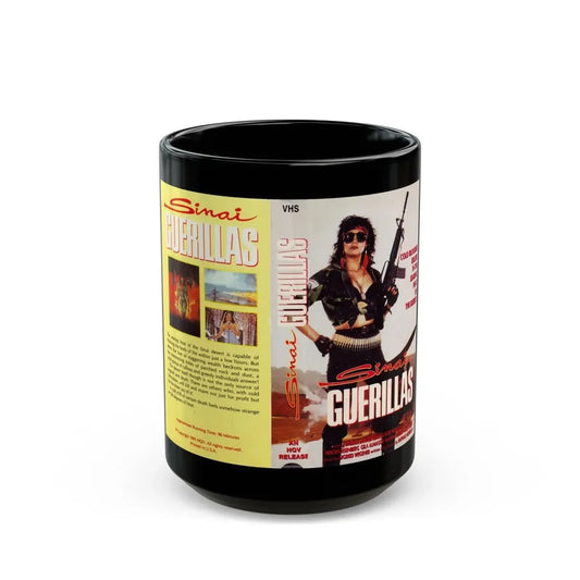 SINAI GUERILLAS (VHS COVER) - Black Coffee Mug 15oz - Go Mug Yourself