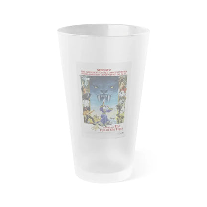 SINBAD AND THE EYE OF THE TIGER 1977 Movie Poster - Frosted Pint Glass 16oz Default Title - Go Mug Yourself