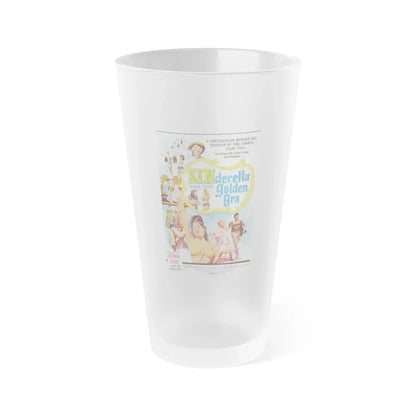 SINDERELLA AND THE GOLDEN BRA 1964 Movie Poster - Frosted Pint Glass 16oz Default Title - Go Mug Yourself