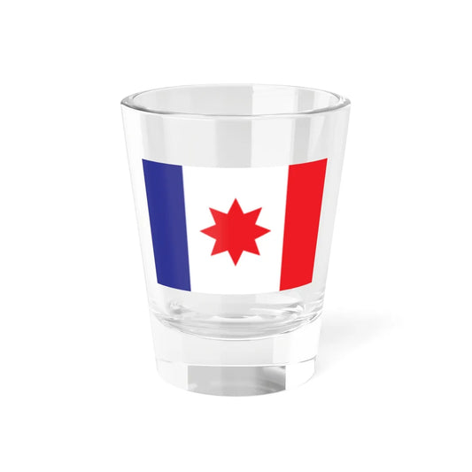Sindh Taraqi Pasand Party Flag (Pakistan) Shot Glass 1.5oz 1.5oz - Go Mug Yourself