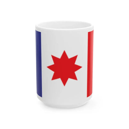 Sindh Taraqi Pasand Party Flag (Pakistan) White Coffee Mug 15oz - Go Mug Yourself