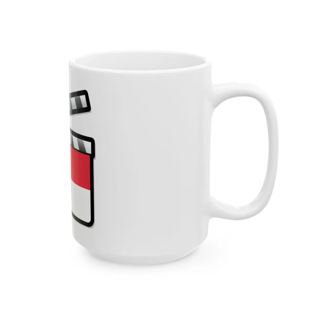 Singapore film clapperboard (Singapore) White Coffee Mug - Go Mug Yourself