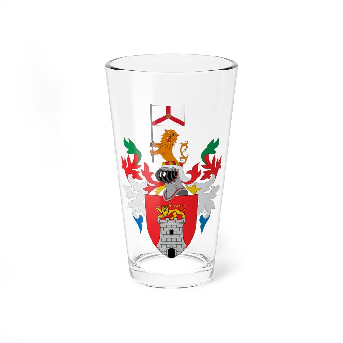 Singaport (Singapore) (Coat of Arms) Pint Glass 16oz 16oz - Go Mug Yourself