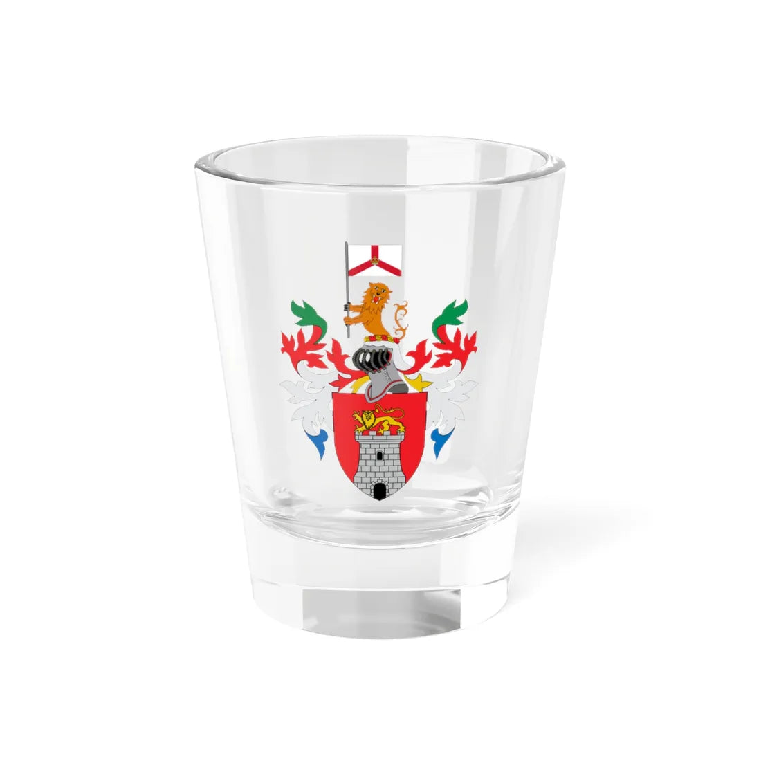 Singaport (Singapore) (Coat of Arms) Shot Glass 1.5oz 1.5oz - Go Mug Yourself