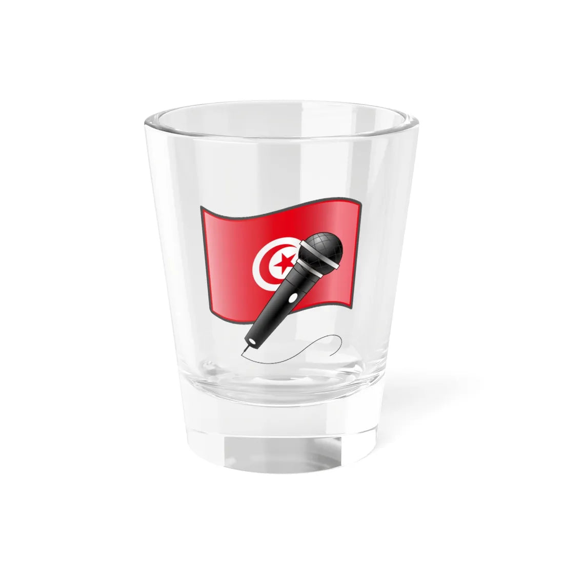 Singer of Tunisia (Tunisia) Shot Glass 1.5oz 1.5oz - Go Mug Yourself