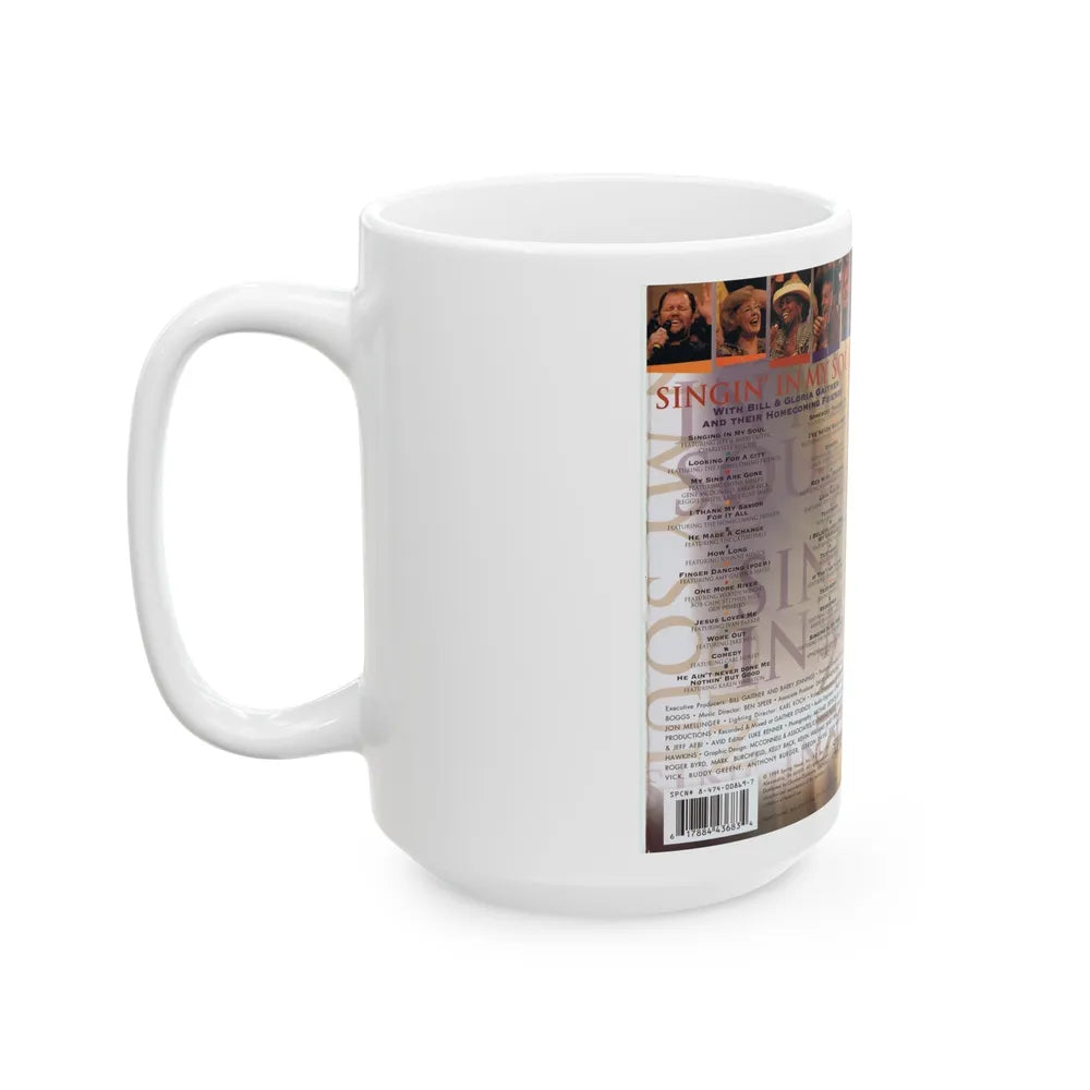 SINGIN IN MY SOUL (VHS COVER) - White Coffee Mug-Go Mug Yourself