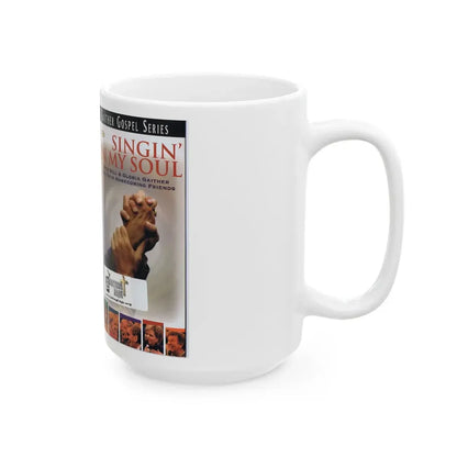 SINGIN IN MY SOUL (VHS COVER) - White Coffee Mug - Go Mug Yourself