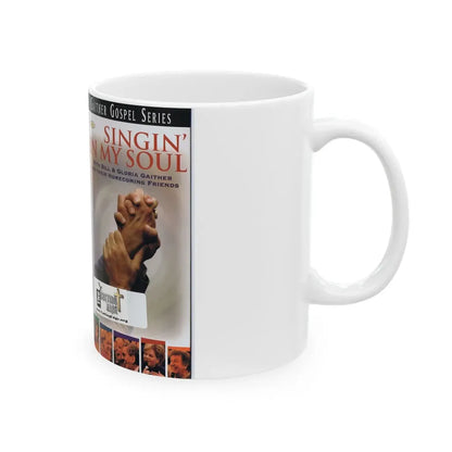 SINGIN IN MY SOUL (VHS COVER) - White Coffee Mug - Go Mug Yourself