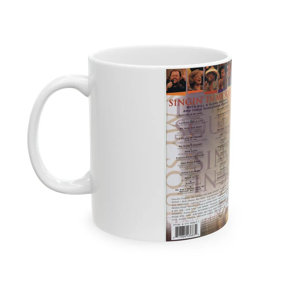 SINGIN IN MY SOUL (VHS COVER) - White Coffee Mug-Go Mug Yourself