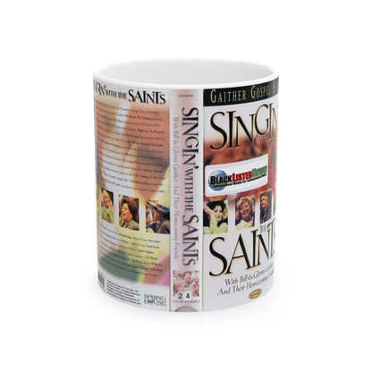 SINGIN WITH THE SAINTS (VHS COVER) - White Coffee Mug-11oz-Go Mug Yourself