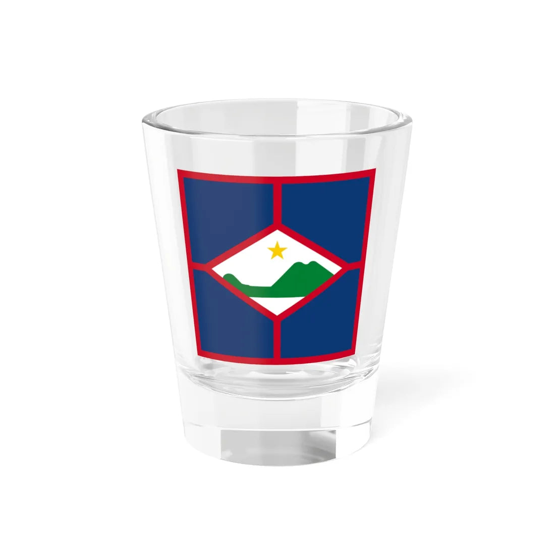 Sint Eustatius Icon (Netherlands) Shot Glass 1.5oz 1.5oz - Go Mug Yourself