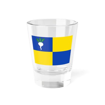 Sint-Gillis-Waas vlag (Belgium) Shot Glass 1.5oz 1.5oz - Go Mug Yourself