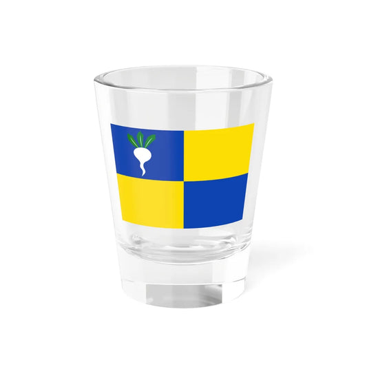 Sint-Gillis-Waas vlag (Belgium) Shot Glass 1.5oz 1.5oz - Go Mug Yourself
