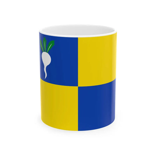 Sint-Gillis-Waas vlag (Belgium) White Coffee Mug 11oz - Go Mug Yourself
