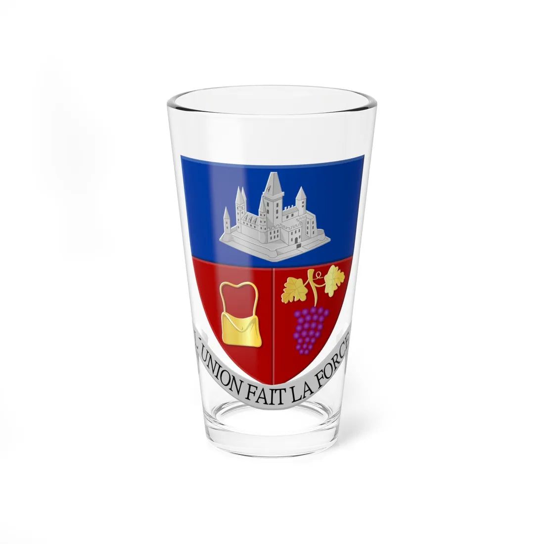 Sint-Joost-ten-Node wapen (Belgium) (Coat of Arms) Pint Glass 16oz 16oz - Go Mug Yourself