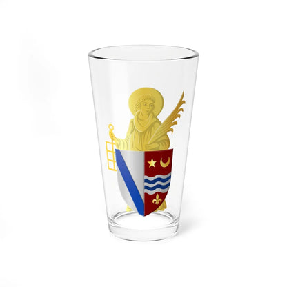 Sint-Laureins wapen (Belgium) (Coat of Arms) Pint Glass 16oz 16oz - Go Mug Yourself