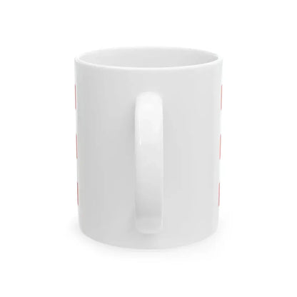 Sint-Lievens-Houtem Flag (Belgium) White Coffee Mug - Go Mug Yourself