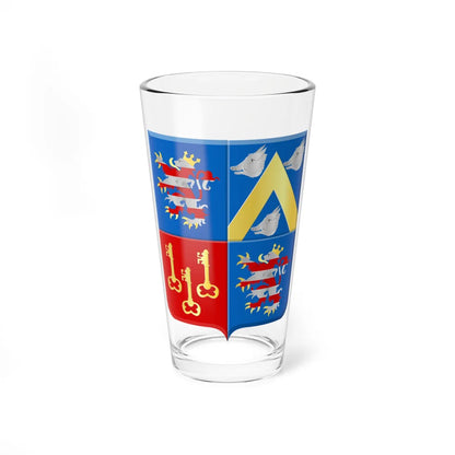 Sint-Lievens-Houtem wapen (Belgium) (Coat of Arms) Pint Glass 16oz 16oz - Go Mug Yourself