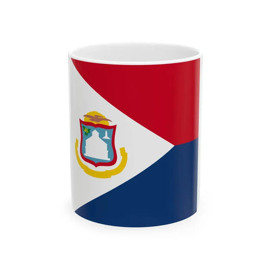 Sint Maarten Icon (Netherlands) White Coffee Mug 11oz - Go Mug Yourself