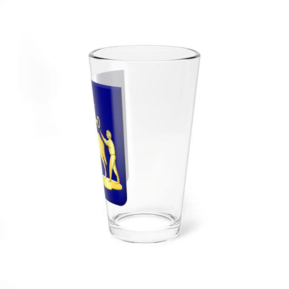 Sint Maarten wapen (Netherlands) (Coat of Arms) Pint Glass 16oz - Go Mug Yourself