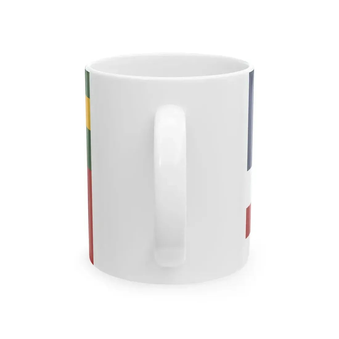 Sint-Martens-Latem vlag (Belgium) White Coffee Mug - Go Mug Yourself