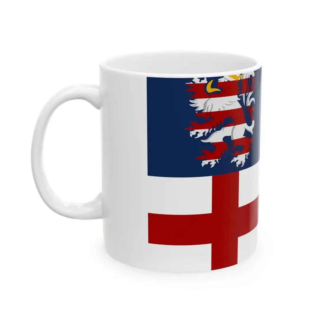 Sint-Martens-Latem vlag (Belgium) White Coffee Mug - Go Mug Yourself