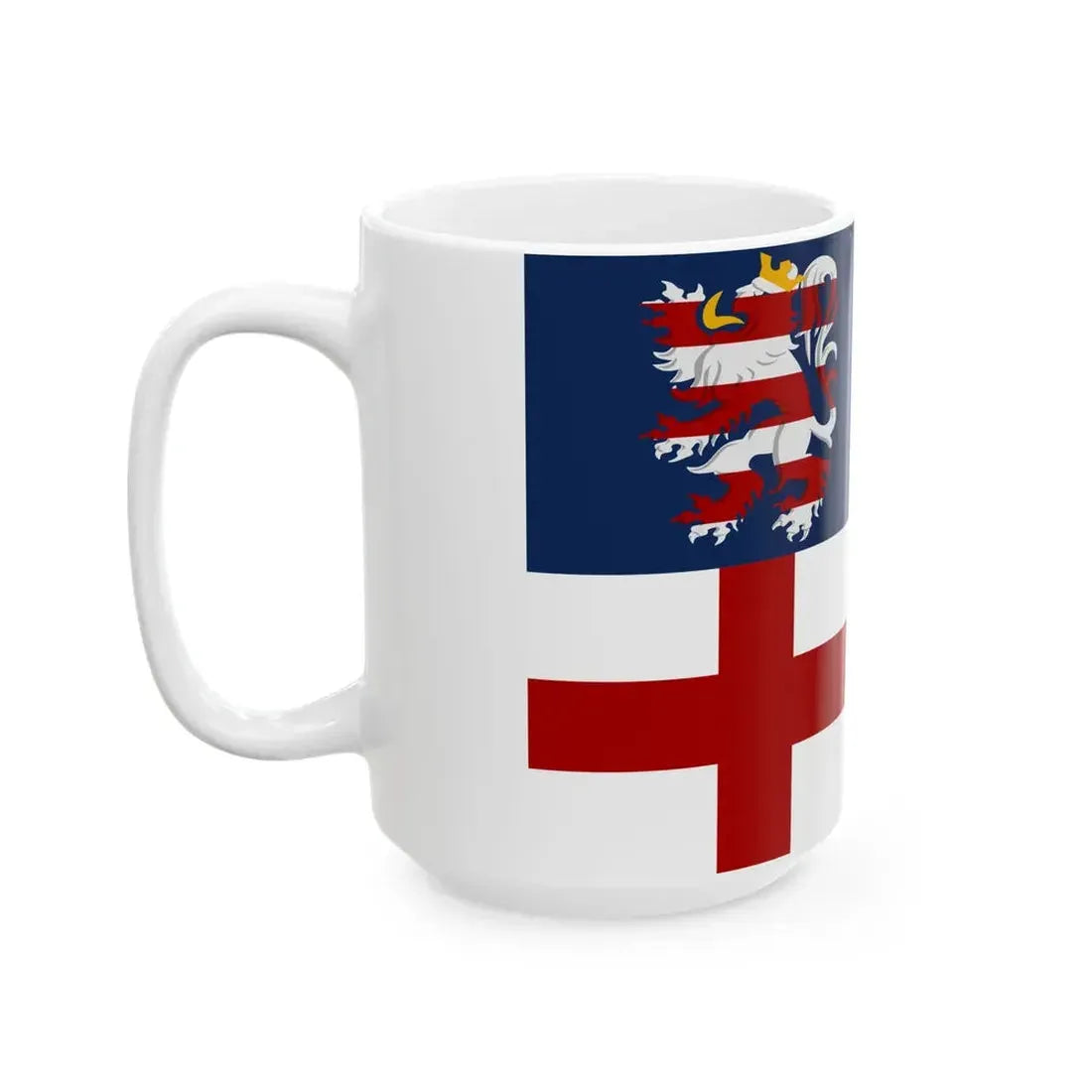 Sint-Martens-Latem vlag (Belgium) White Coffee Mug - Go Mug Yourself