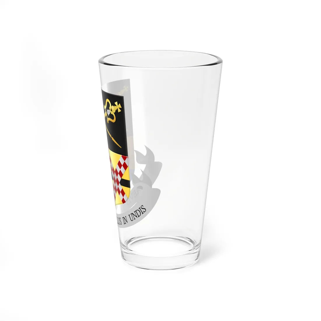 Sint-Nicolaasbasiliek IJsselstein wapen (Netherlands) (Coat of Arms) Pint Glass 16oz - Go Mug Yourself