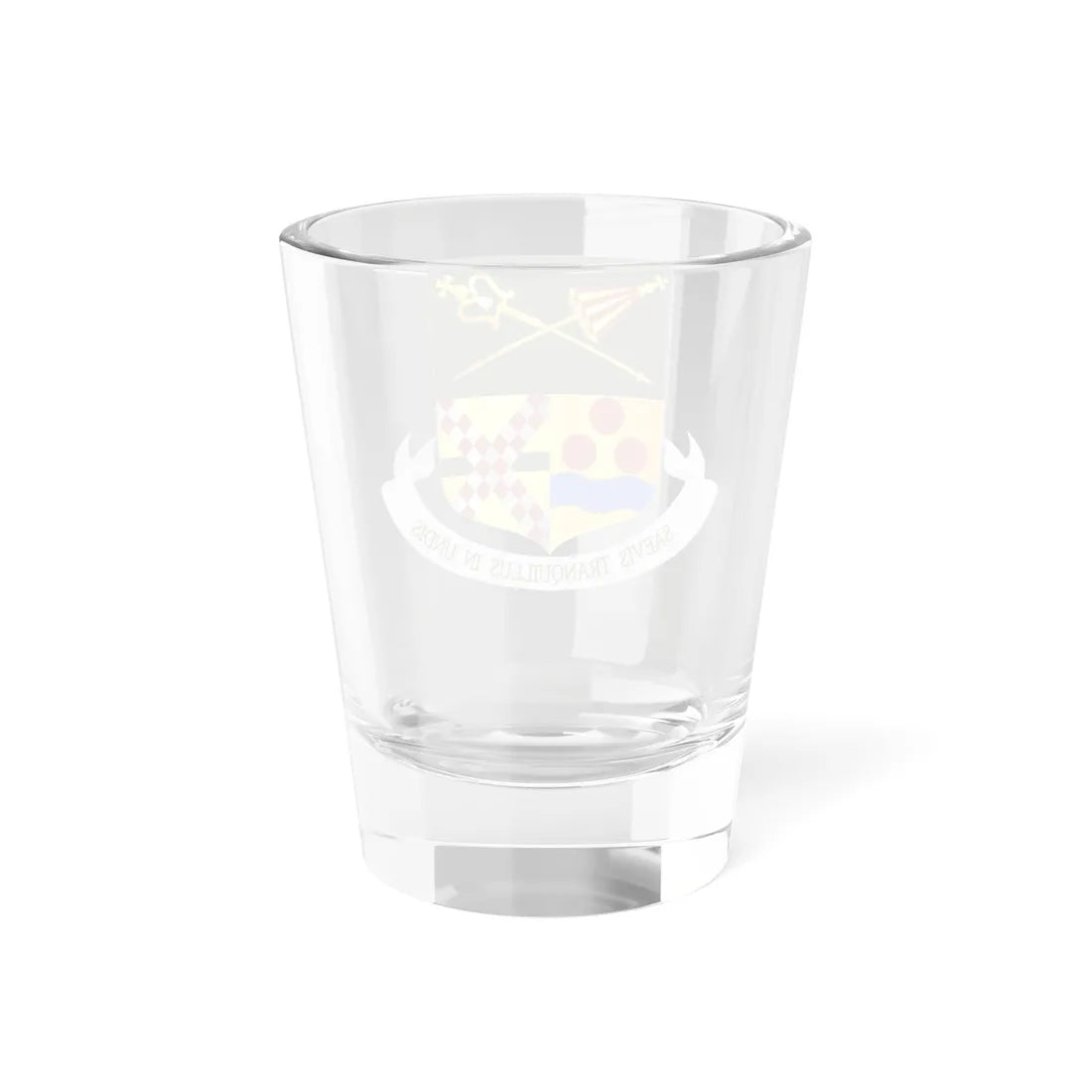 Sint-Nicolaasbasiliek IJsselstein wapen (Netherlands) (Coat of Arms) Shot Glass 1.5oz - Go Mug Yourself