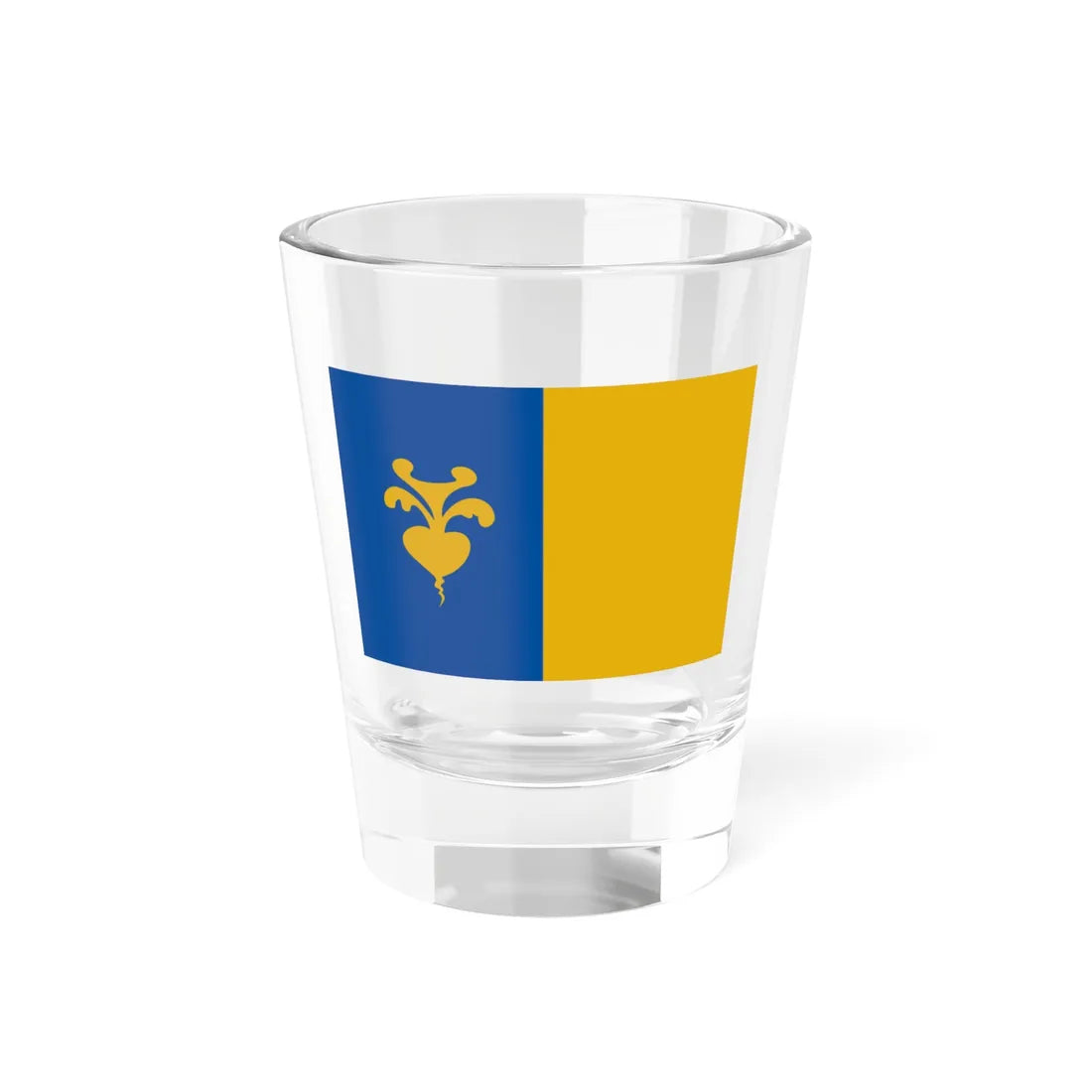 Sint-Niklaas vlag (Belgium) Shot Glass 1.5oz 1.5oz - Go Mug Yourself