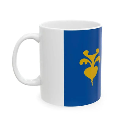 Sint-Niklaas vlag (Belgium) White Coffee Mug - Go Mug Yourself