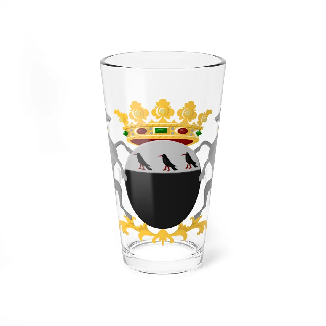 Sint-Pieters-Woluwe wapen (Belgium) (Coat of Arms) Pint Glass 16oz 16oz - Go Mug Yourself