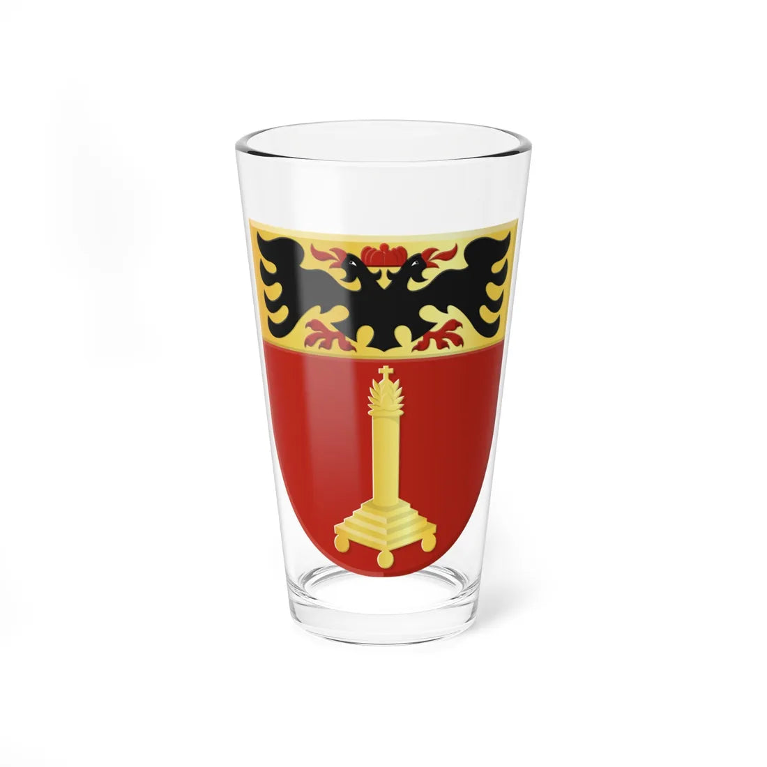 Sint-Truiden wapen (Belgium) (Coat of Arms) Pint Glass 16oz 16oz - Go Mug Yourself