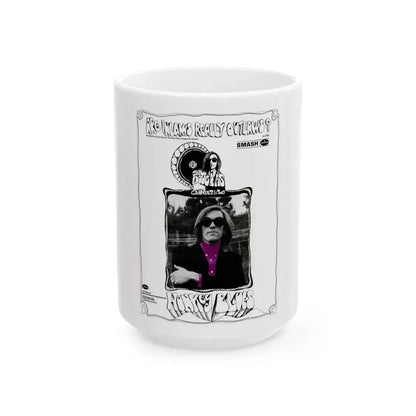 Sir Douglas Quintet 1968 (Music Poster) White Coffee Mug 15oz - Go Mug Yourself