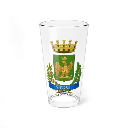 Siracusa-Stemma (Italy) (Coat of Arms) Pint Glass 16oz 16oz - Go Mug Yourself