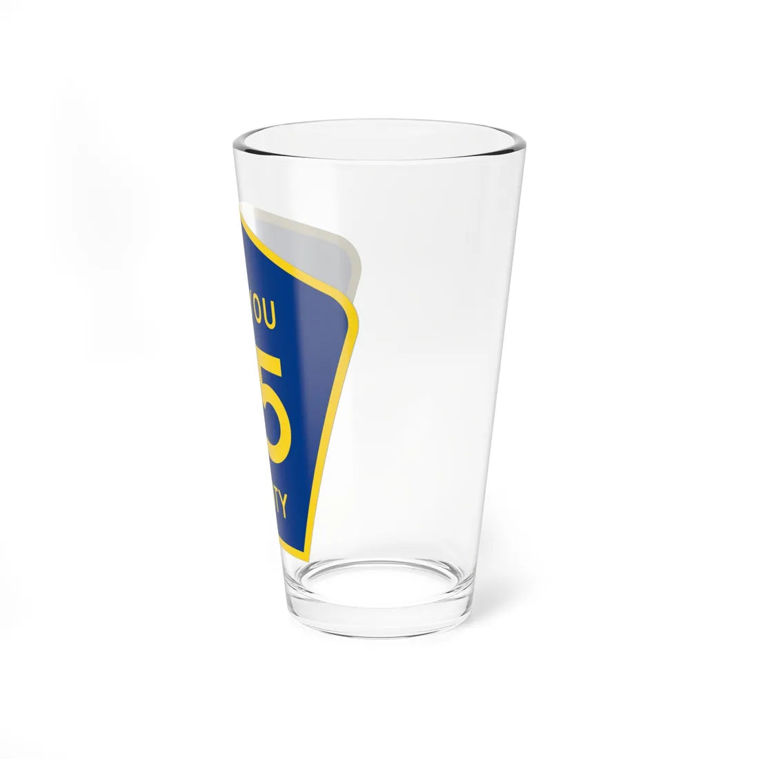 Siskiyou County D5 (California) (Road Sign) Pint Glass 16oz - Go Mug Yourself