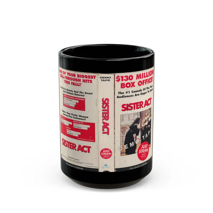 SISTER ACT DEMO TAPE (VHS COVER) - Black Coffee Mug-15oz-Go Mug Yourself