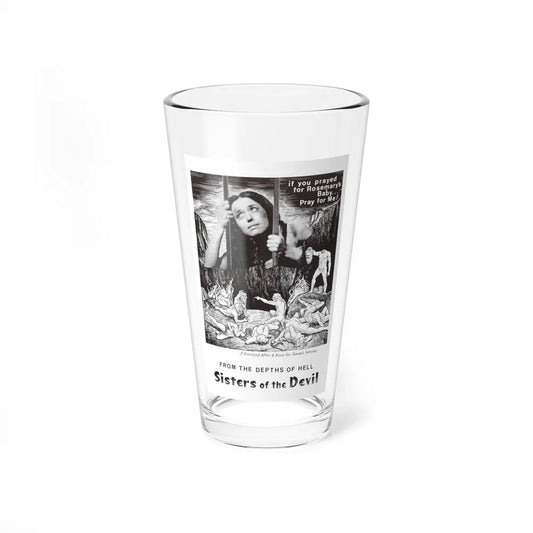 SISTERS OF THE DEVIL (THE DEVIL'S SISTERS) 1966 Movie Poster - Pint Glass 16oz-16oz-Go Mug Yourself