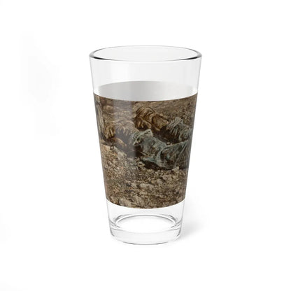 Sit Your Saddle Solid, story illustration (Magazine Illustration) Pint Glass 16oz - Go Mug Yourself