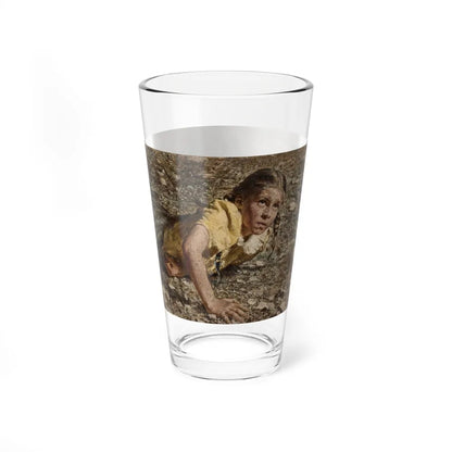 Sit Your Saddle Solid, story illustration (Magazine Illustration) Pint Glass 16oz - Go Mug Yourself