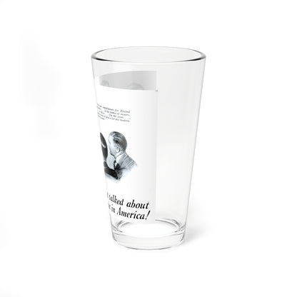 Sittin' Around Talkin' Oil Burners, 1927 (Magazine Illustration) Pint Glass 16oz-Go Mug Yourself